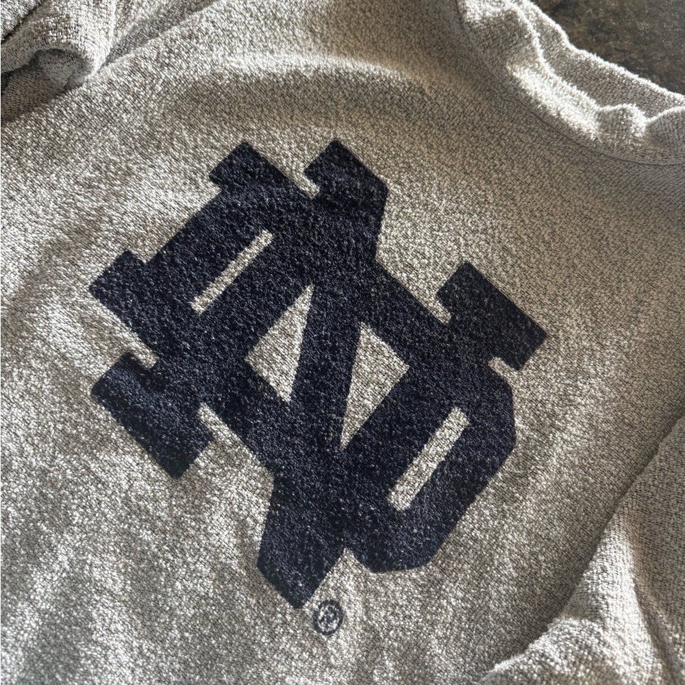 Notre Dame Wooly Threads Sweatshirt NWOT